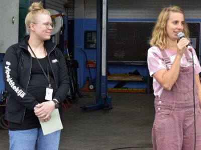 Sedun maatalouspuolen opettaja Johanna Metsälä haastatteli Maalaisjärki Annaa eli Anna Länsisalmi-Keisalaa maatalousyrittäjän arjesta_