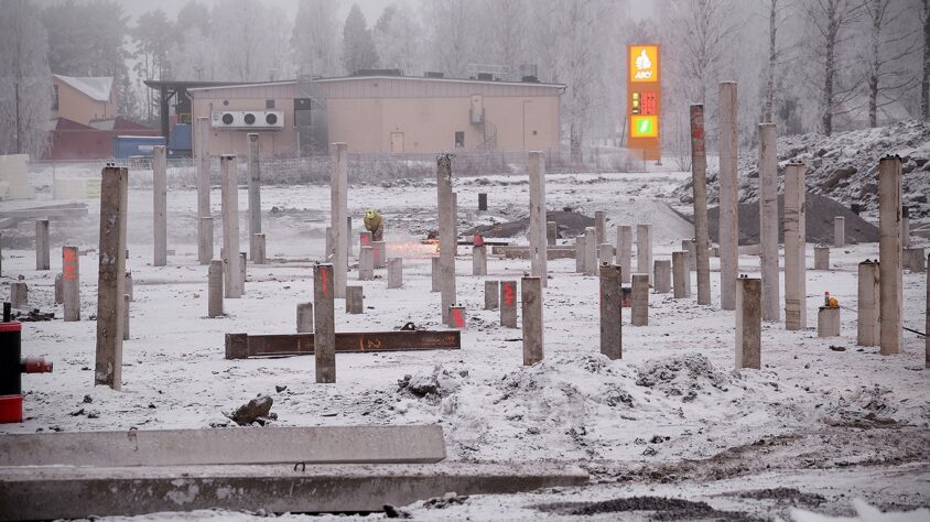 Koskenkorvan koulun rakentaminen1