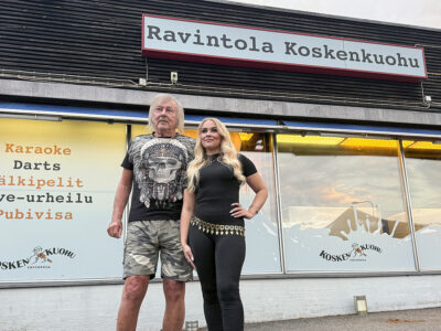 Ilkka Danny Lipsanen ja Helmi Loukasmäki Koskis-hallilla 1