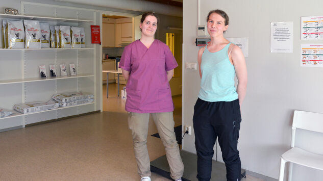 Kesäeläinlääkärit 1 Hanna Hansen ja Heidi Lylyharju
